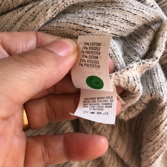 Aerie Gray Oversize Long Sleeve Crew Neck Sweater Sz M - Picture 7 of 9